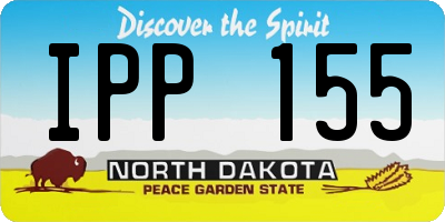 ND license plate IPP155