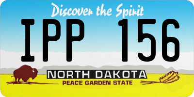 ND license plate IPP156