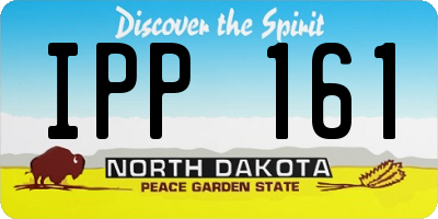 ND license plate IPP161