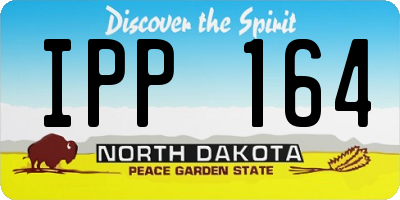 ND license plate IPP164