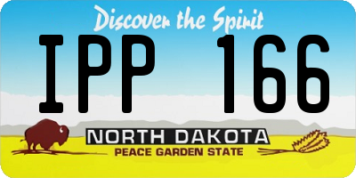 ND license plate IPP166
