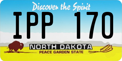 ND license plate IPP170