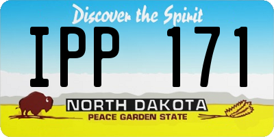 ND license plate IPP171