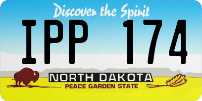 ND license plate IPP174