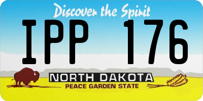 ND license plate IPP176