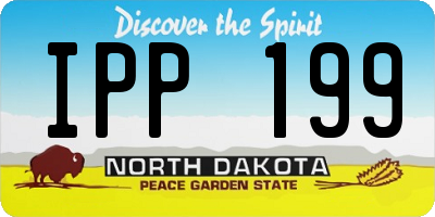 ND license plate IPP199