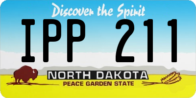 ND license plate IPP211