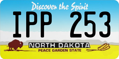 ND license plate IPP253