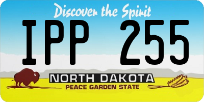 ND license plate IPP255