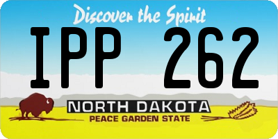 ND license plate IPP262