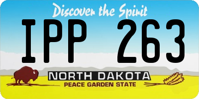 ND license plate IPP263