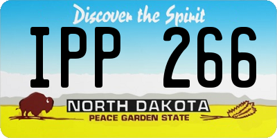 ND license plate IPP266