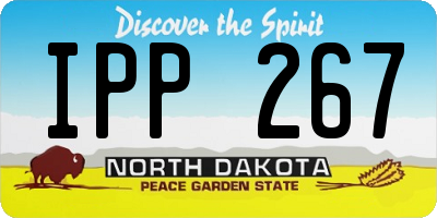 ND license plate IPP267