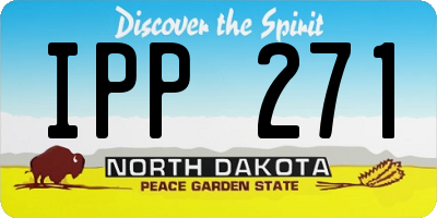 ND license plate IPP271