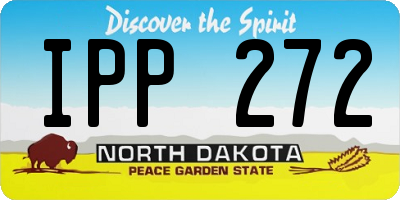 ND license plate IPP272