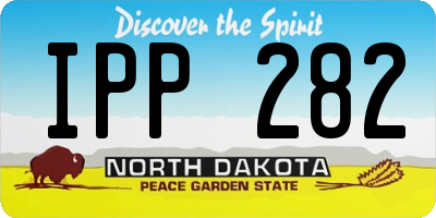 ND license plate IPP282