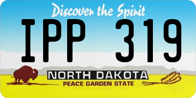 ND license plate IPP319