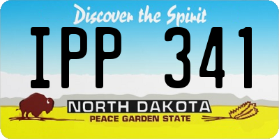 ND license plate IPP341