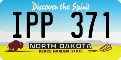 ND license plate IPP371