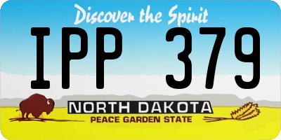 ND license plate IPP379