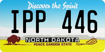 ND license plate IPP446