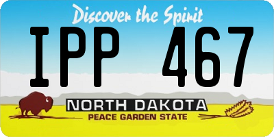 ND license plate IPP467