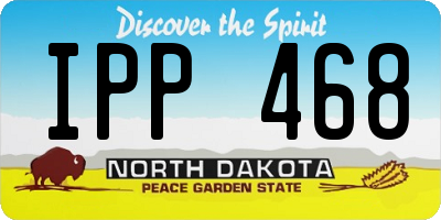 ND license plate IPP468