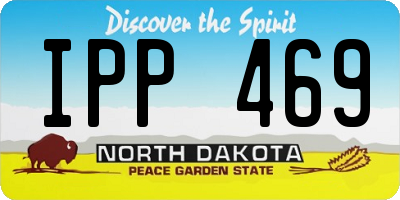 ND license plate IPP469