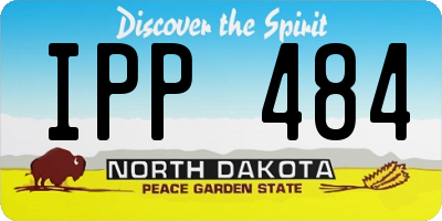 ND license plate IPP484