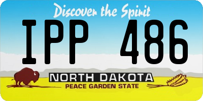 ND license plate IPP486