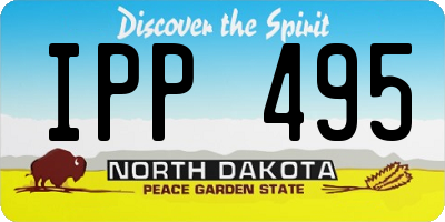 ND license plate IPP495