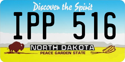 ND license plate IPP516
