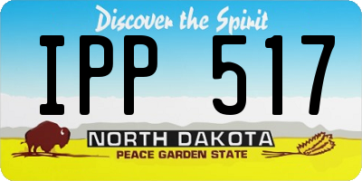 ND license plate IPP517