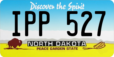 ND license plate IPP527