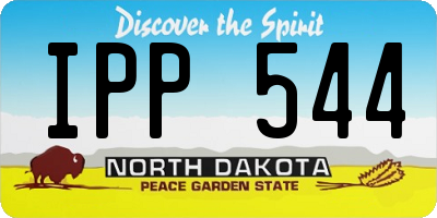 ND license plate IPP544