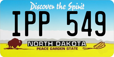 ND license plate IPP549