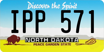 ND license plate IPP571