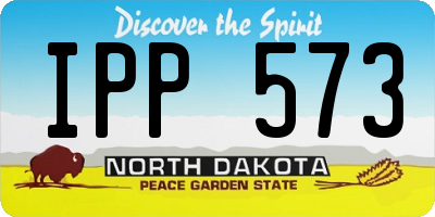 ND license plate IPP573