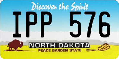 ND license plate IPP576