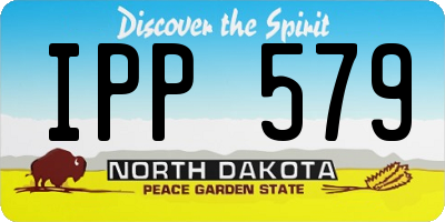 ND license plate IPP579