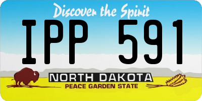 ND license plate IPP591