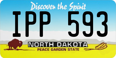 ND license plate IPP593