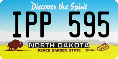 ND license plate IPP595