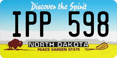 ND license plate IPP598