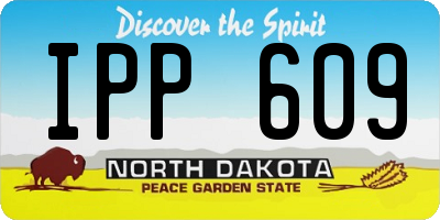 ND license plate IPP609
