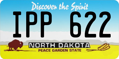 ND license plate IPP622