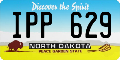 ND license plate IPP629