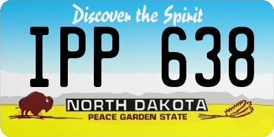 ND license plate IPP638