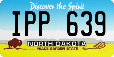 ND license plate IPP639