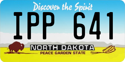 ND license plate IPP641